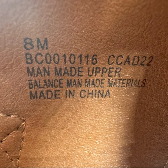 B.O.C. Women’s 8M Cecilia Brown Leather Platform Heeled Clog Clogs Shoes - Picture 9 of 13